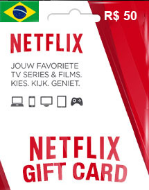 Netflix vende cartões pré-pagos.